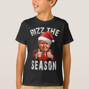 Camiseta Rizz A Época Papais noeis De Trump De Natal Pajama