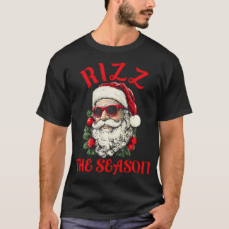 Camiseta Rizz A Época Papais noeis Legal Engraçados De Nata