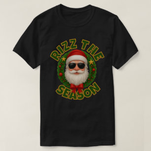 Camiseta Rizz A Temporada Tendência Natal Papai Noel