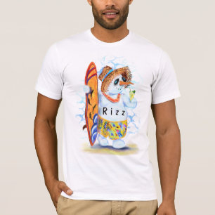 Camiseta Rizz Boneco de Neve Surfista