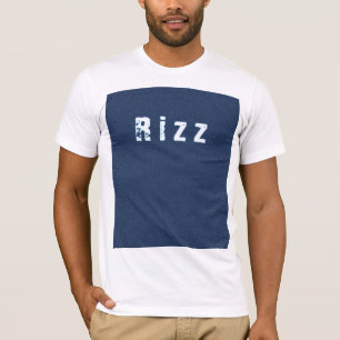 Camiseta Rizz de Ganga Azul Falsa