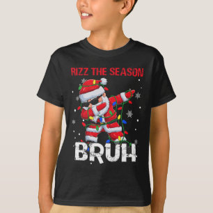 Camiseta Rizz The Season Bruh Christmas Rizzmas Papai Noel