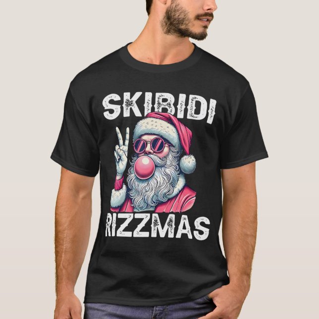 Camiseta Rizzmas Skibidi (Frente)