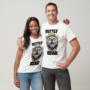 Camiseta Rizzy Bear Grizzly Bear - Rizzler Funny Rizz Humo