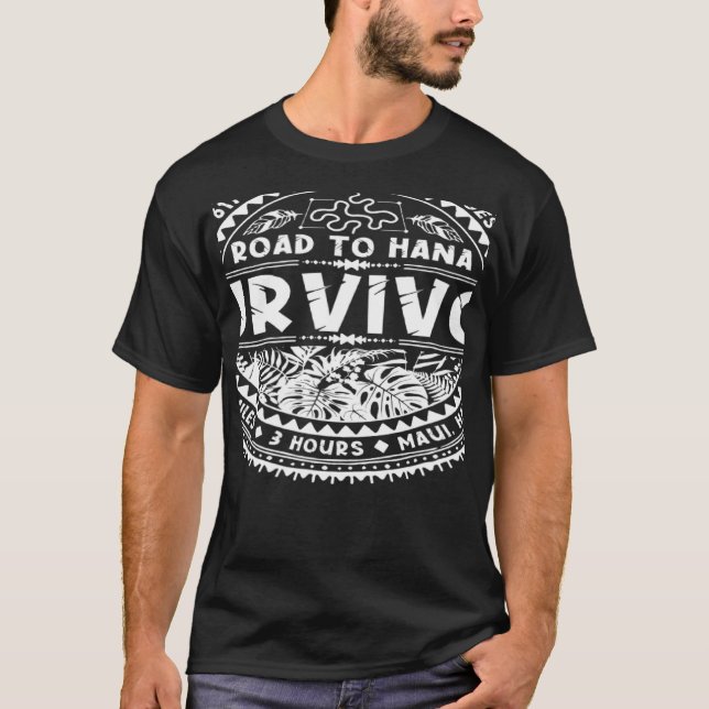 Camiseta RJC Road até Hana Survivor Maui Hawaii Trip Advent (Frente)