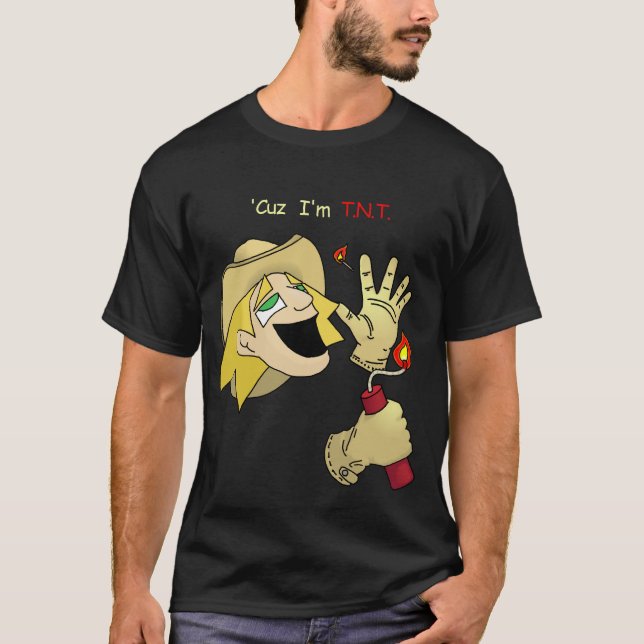 Camiseta Rm de Jacob - r cómico, provas claras TNT (Frente)