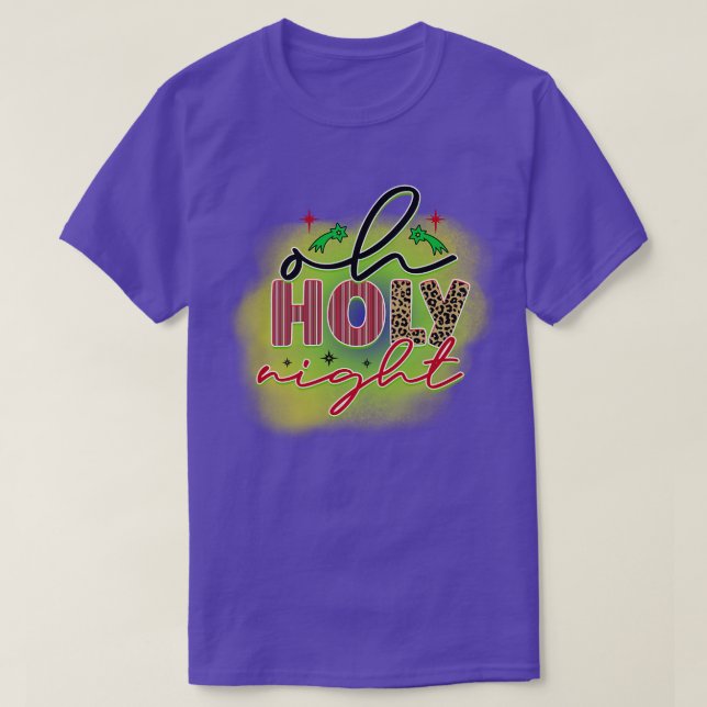 Camiseta Rms004217 oh noite sagrada (Frente do Design)