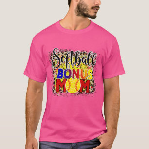 Camiseta Rms007316 bônus de softball mãe