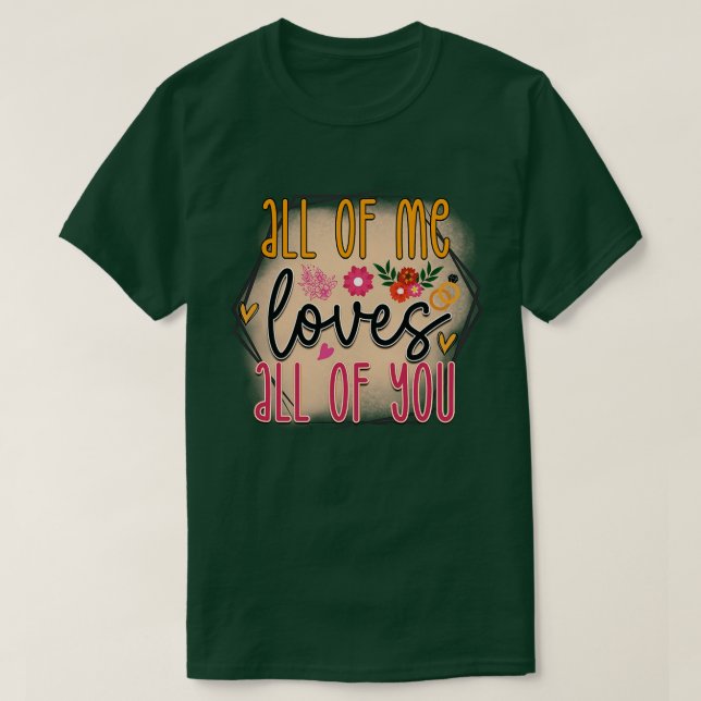 Camiseta Rms01163 todos eu amamos todos vocês (Frente do Design)