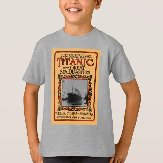 Camiseta RMS Titanic Cruise Ship Disaster 1912 Vintage (Frente)