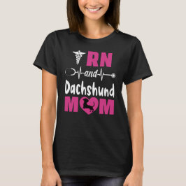 Camiseta RN e Dachshund Mãe
