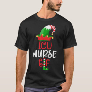 Camiseta RN Enfermando Natal ER ICU Elf Nurse Xmas