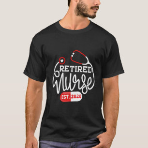 Camiseta Rn Retirement 2020 Enfermeira Aposentada Mãe Ou En
