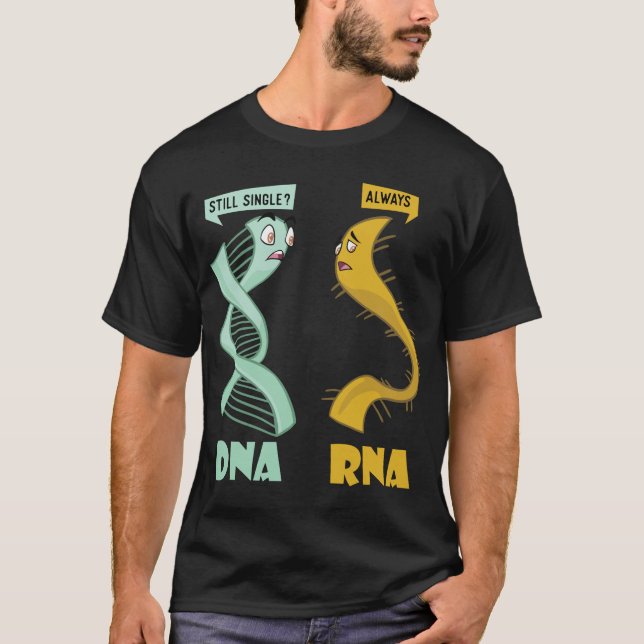 Camiseta RNA de DNA - Biólogo Engraçado Ciência de Estudant (Frente)
