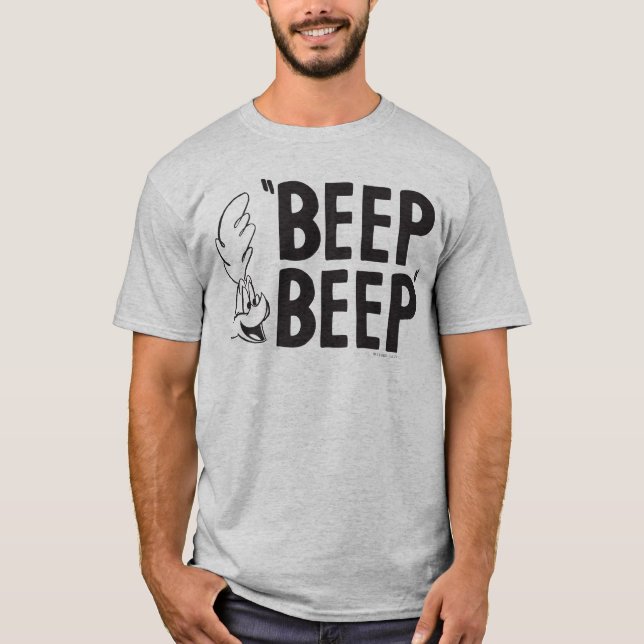 Camiseta ROAD clássico RUNNER™ BEEP BEEP!™ (Frente)