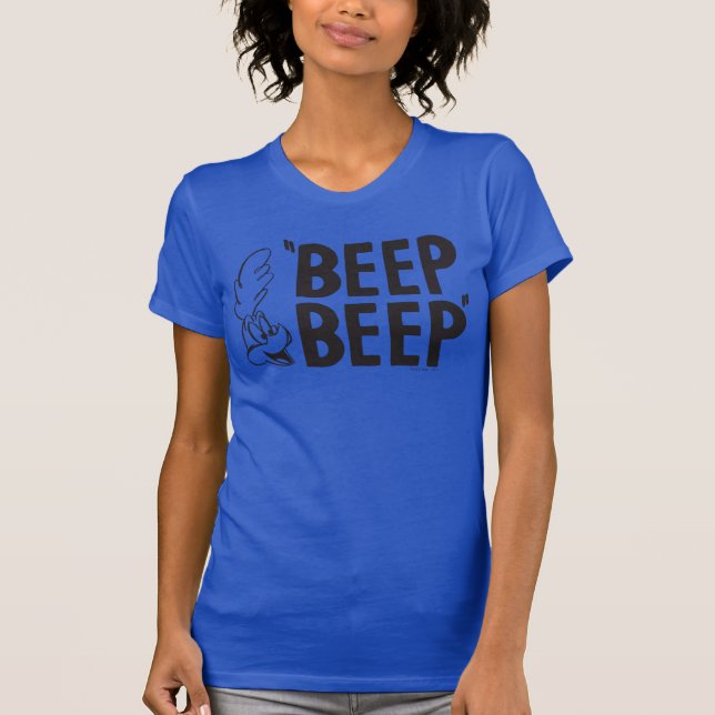 Camiseta ROAD clássico RUNNER™ BEEP BEEP!™ (Frente)