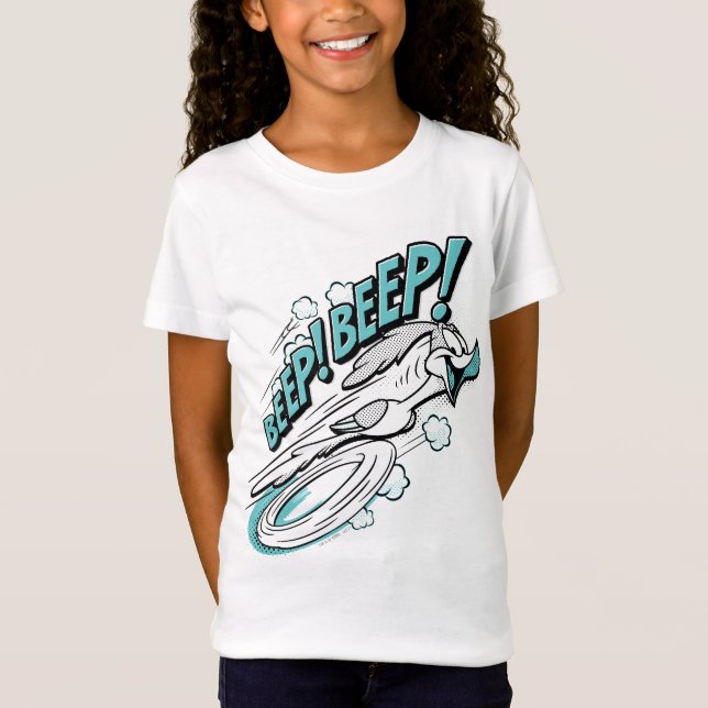 Camiseta ROAD RUNNER™ BEEP BEEP!™ Halftone (Frente)