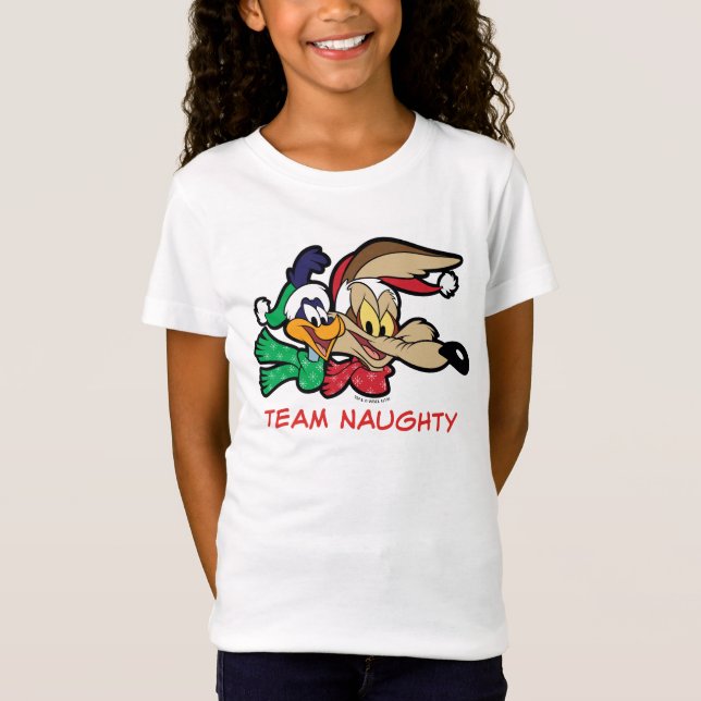 Camiseta ROAD RUNNER™ & Wile E. Coyote "Team Naughn" (Frente)