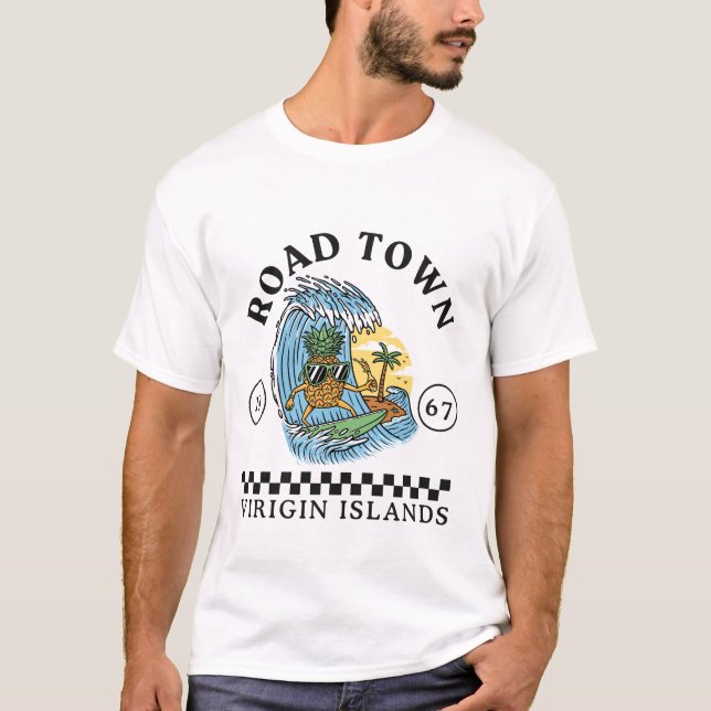 Camiseta Road Town Virgin Islands (Frente)
