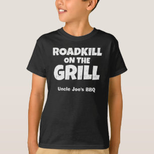 Camiseta Roadkill na grade - partido engraçado do CHURRASC