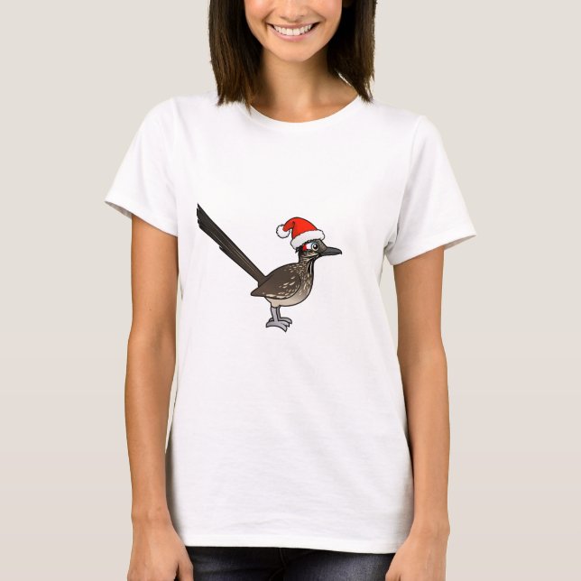 Camiseta Roadrunner bonito Papai Noel (Frente)