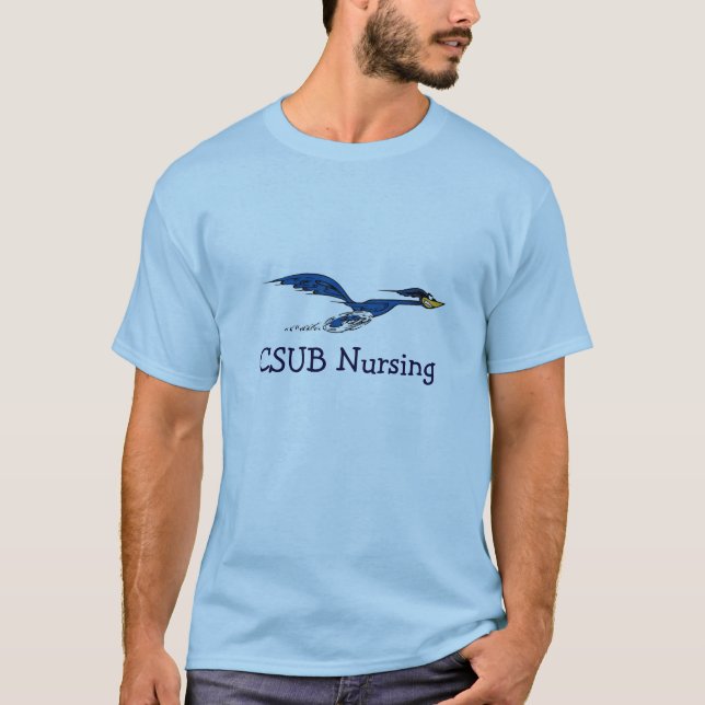 Camiseta ROADRUNNER-COLOR15right, cuidados de CSUB (Frente)