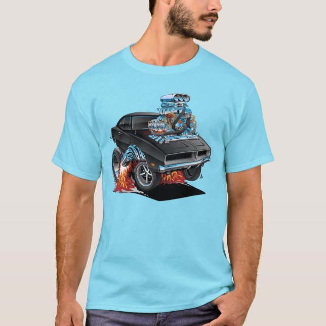 Camiseta Roadster de Carro vintage Clássico (Frente)