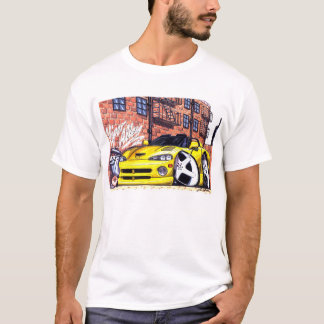 Camiseta Roadster/parte dianteira amarelos de ViperAlley