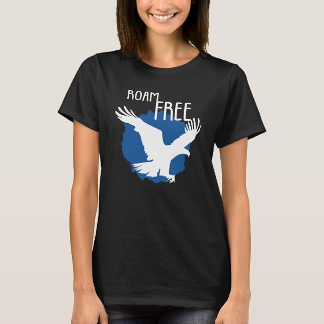 Camiseta Roam Free | Águia Voadora (Frente)