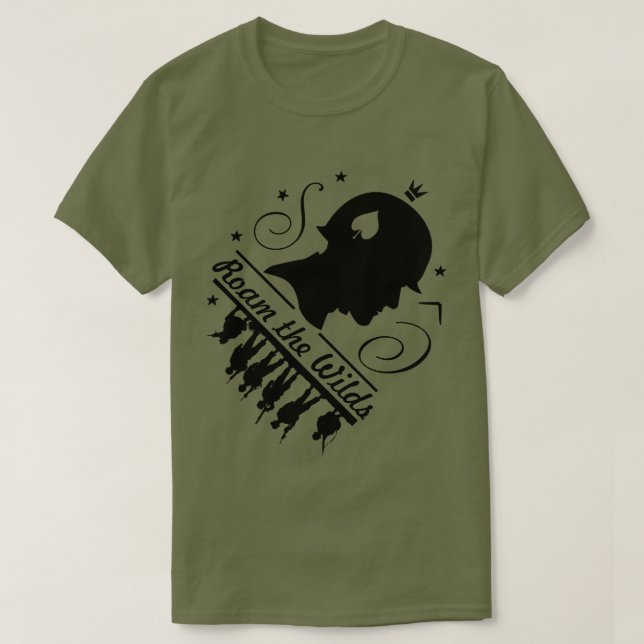 Camiseta Roam o Estilo Soldado Selvagem (Frente do Design)