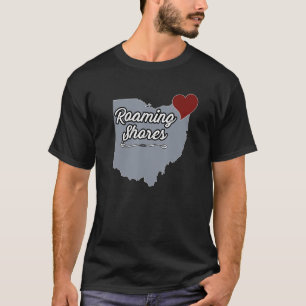 Camiseta ROAMING SHORES Ohio OH City State USA Cute Souve