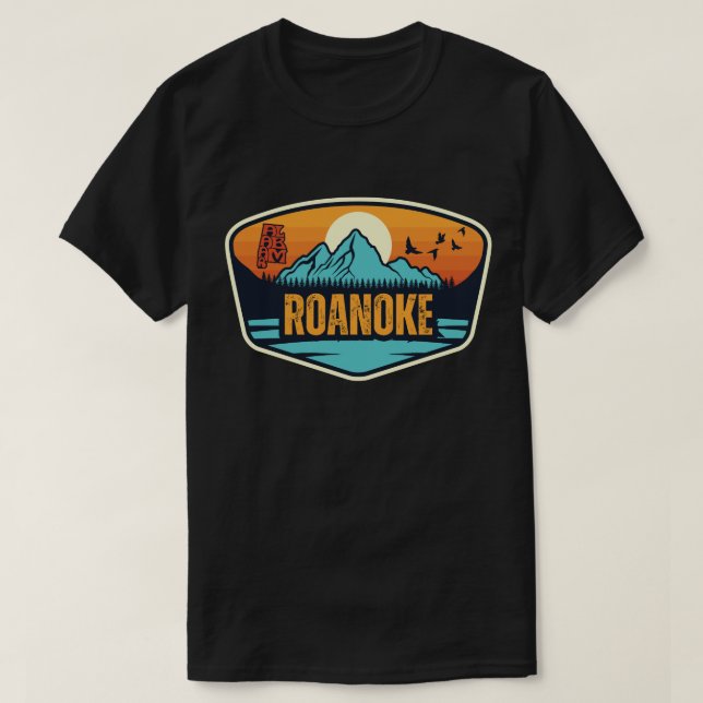 Camiseta Roanoke, Alabama (Frente do Design)