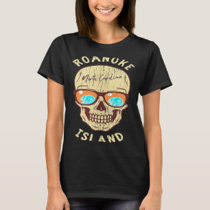 Camiseta Roanoke Island NC Summertime Vacationship Sun