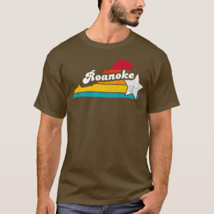 Camiseta Roanoke Virginia Vintage angustiou Souvenir 2