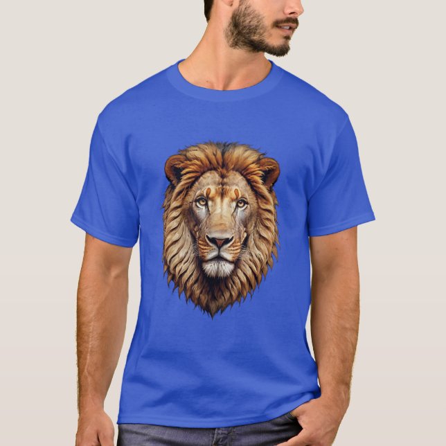 Camiseta "Roar em estilo: T-Shirt com Logotipo Geométrico Ú (Frente)