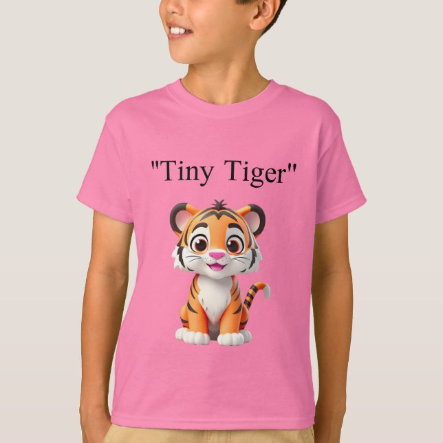 Camiseta Roar Like a Brave Tiger – Motivational T-Shirt for (Frente)