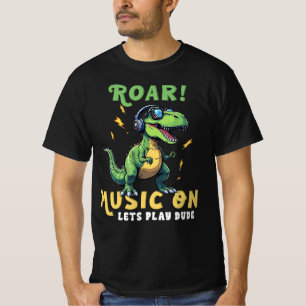 Camiseta Roar Música Em Vamos Jogar Cara