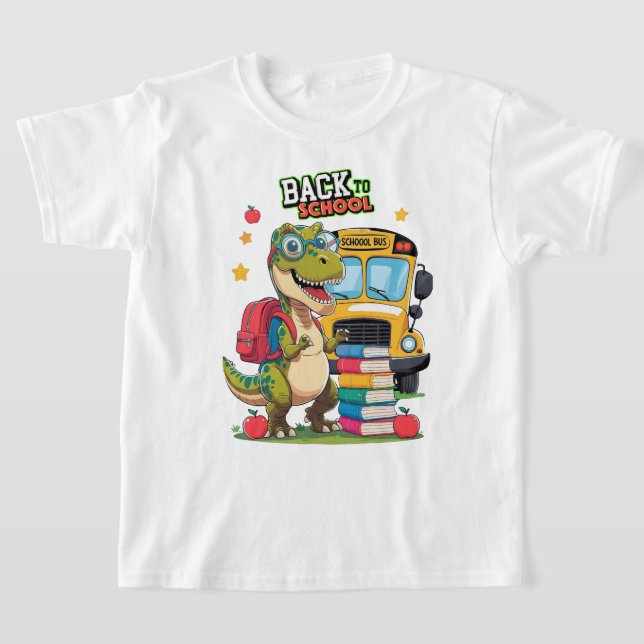 Camiseta Roar-Ready for School – Dino Edition (Postura )