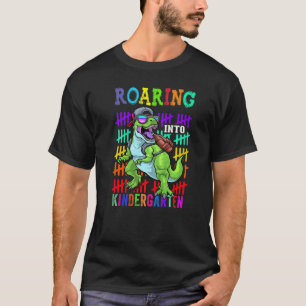 Camiseta Roaring Kindergarten Dinosaur Rex Back To School B