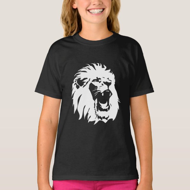 Camiseta Roaring Lion Face (Frente)