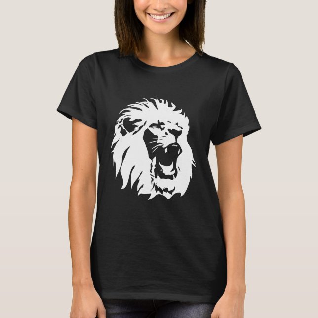 Camiseta Roaring Lion Face (Frente)