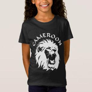 Camiseta Roaring Lion Face - Camarões