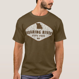 Camiseta Roaring River State Park Textura em árvore do Miss