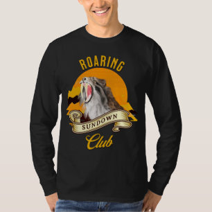 Camiseta Roaring Sundown Club Sabertooth Tiger