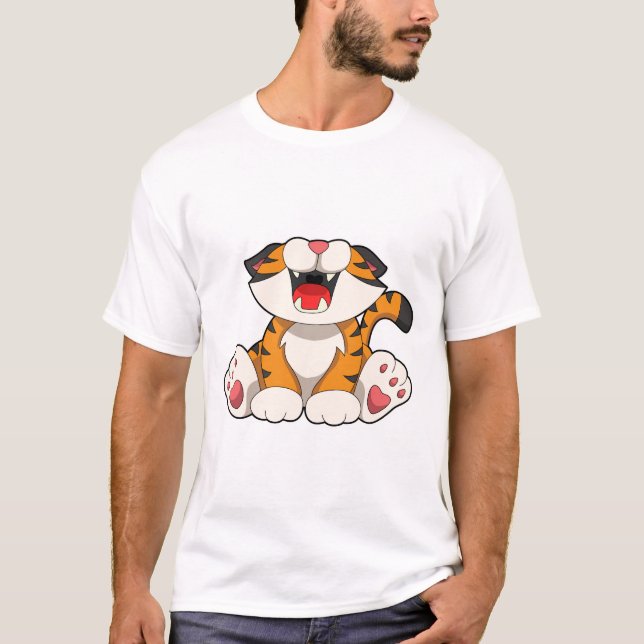Camiseta Roaring tiger (Frente)