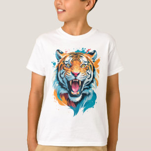 Camiseta Roaring Tiger Face
