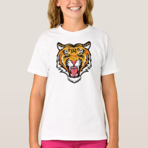 Camiseta Roaring Tiger Head-25818