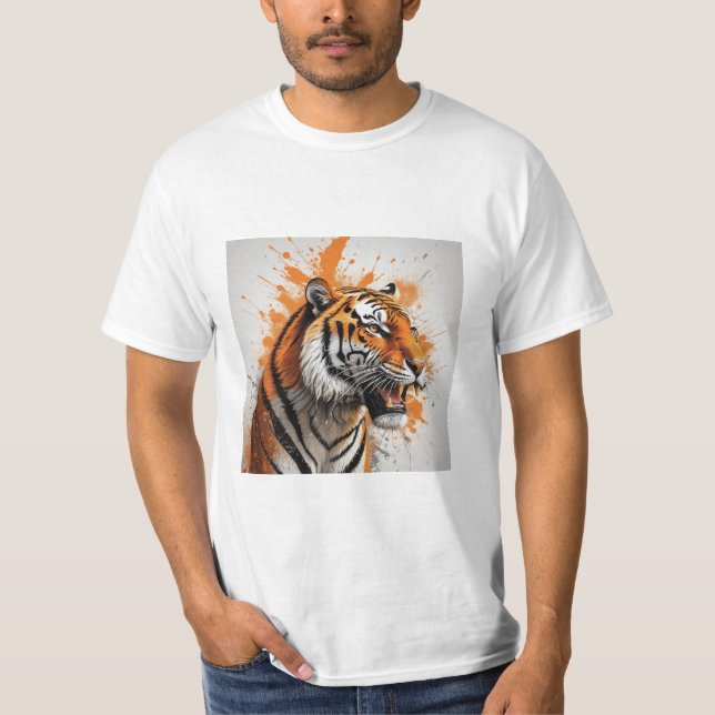Camiseta Roaring Tiger Hoodie (Frente)