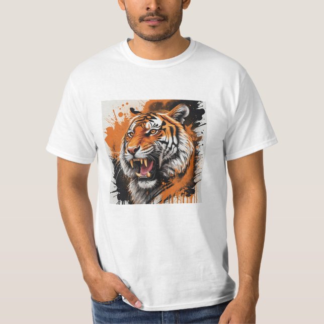 Camiseta Roaring Tiger Hoodie (Frente)