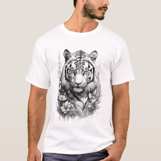 Camiseta Roaring Tiger: Power Unleashed